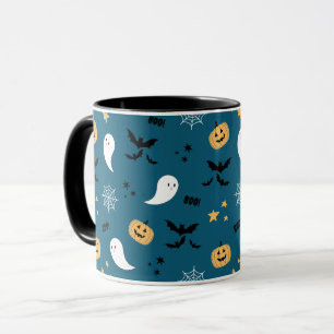 Halloween Pumpkin Ghost Tasse