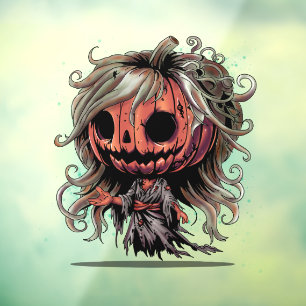Halloween Pumpkin Ghoul Fensteraufkleber