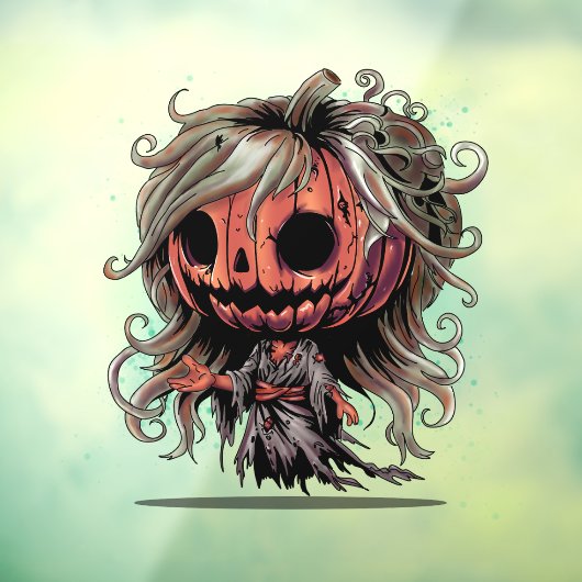 Halloween Pumpkin Ghoul Fensteraufkleber (Blatt 3)