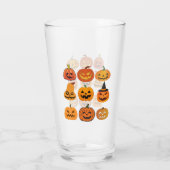 Halloween Pumpkin Glass Cup Glas (Rückseite)