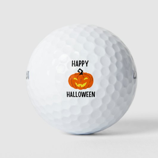 Halloween Pumpkin Golfball (Vorderseite)