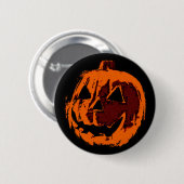 Halloween Pumpkin - Grunge Stil + Ihre Ideen Button (Vorne & Hinten)