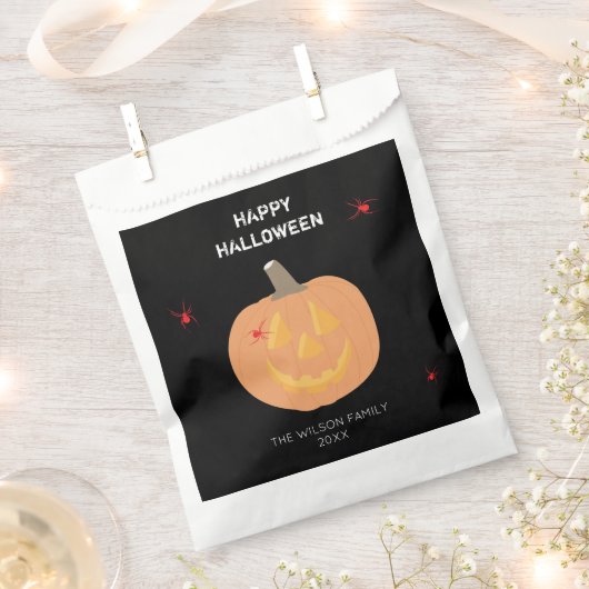 Halloween Pumpkin Halloween Party Geschenktütchen (Ausgeschnitten)