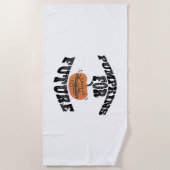 Halloween Pumpkin Halloween Strandtuch (Vorderseite)