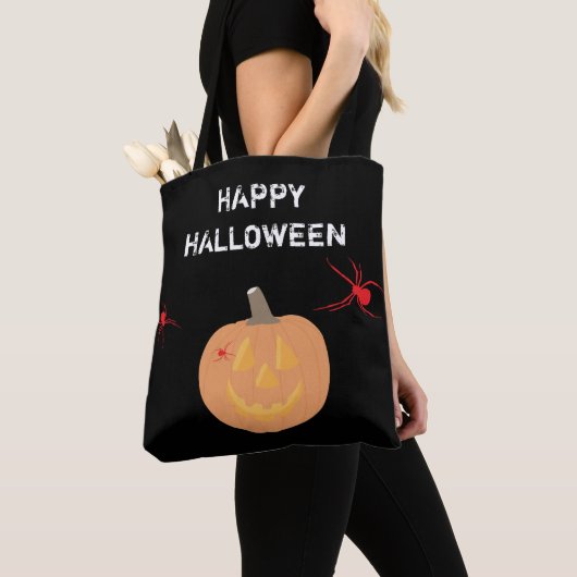 Halloween Pumpkin Happy Halloween Tasche (Von Nahem)