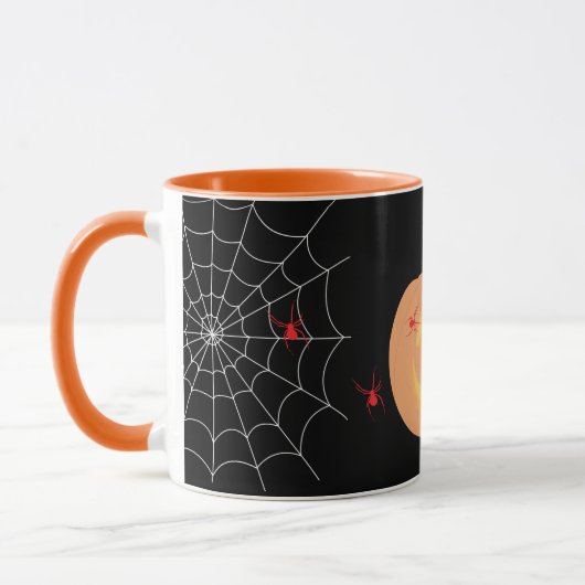 Halloween Pumpkin Happy Halloween Tasse (Links)