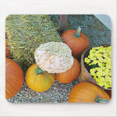 Halloween Pumpkin Hay Autumn Display Mouse Pad Mousepad (Vorne)