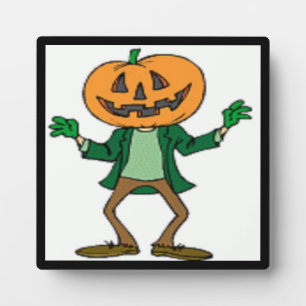 HALLOWEEN PUMPKIN HEAD FOTOPLATTE