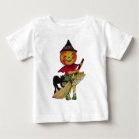 Halloween Pumpkin Head Hexenkid's Long Sleeve Oben