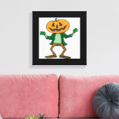HALLOWEEN PUMPKIN HEAD LEINWANDDRUCK (Insitu (Wohnzimmer))
