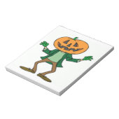 HALLOWEEN PUMPKIN HEAD NOTIZBLOCK (Rotiert)