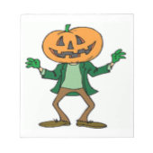 HALLOWEEN PUMPKIN HEAD NOTIZBLOCK (Vorderseite)