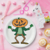 HALLOWEEN PUMPKIN HEAD PAPPTELLER (Party)