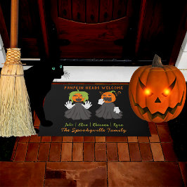 Halloween Pumpkin Heads Spooky Ghouls Individuelle Fußmatte