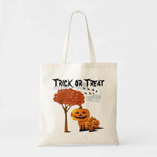 HALLOWEEN PUMPKIN HEADS Trick oder Treat Bag Tragetasche (Vorne)