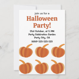 Halloween Pumpkin Herbst Einladung