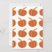 Halloween Pumpkin Herbst Einladung (Rückseite)