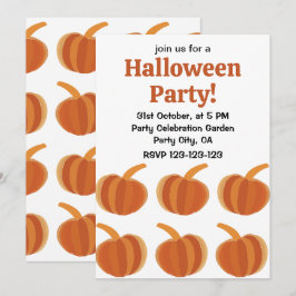 Halloween Pumpkin Herbst Einladung