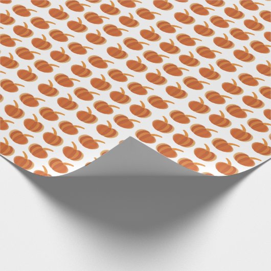 Halloween Pumpkin Herbst Geschenkpapier (Ecke)