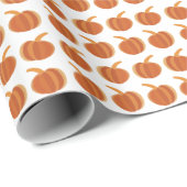 Halloween Pumpkin Herbst Geschenkpapier (Rolleneckpunkt)