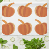 Halloween Pumpkin Herbst Geschirrtuch (Gefaltet)