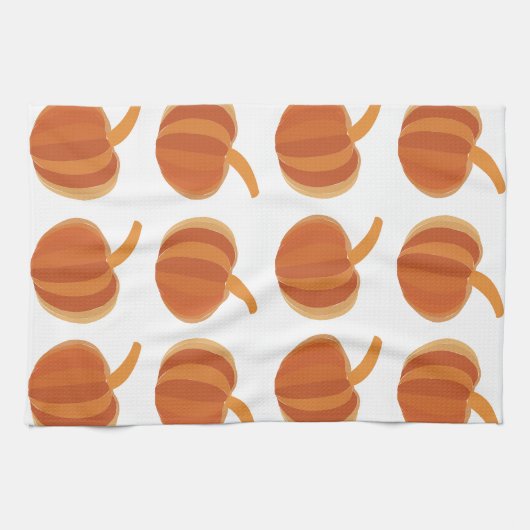 Halloween Pumpkin Herbst Geschirrtuch (Horizontal)