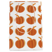 Halloween Pumpkin Herbst Mittlere Geschenktüte (Vorderseite)
