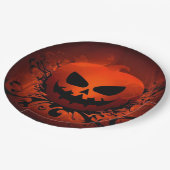 Halloween/Pumpkin/Herbst Pappteller (Schrägansicht)