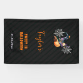 Halloween Pumpkin Hexenhut Ghosts Niedlich Sweet 1 Banner (Horizontal)