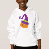Halloween, Pumpkin, Hexenhut, Trick oder Behandlun Hoodie (Vorderseite)