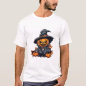 Halloween Pumpkin-Höhle Adorable Fall Decke T-Shirt (Vorderseite)