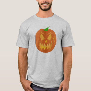 Halloween Pumpkin in Grau T-Shirt