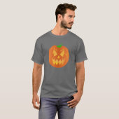 Halloween Pumpkin in Grau T-Shirt (Vorne ganz)