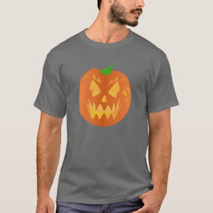 Halloween Pumpkin in Grau T-Shirt