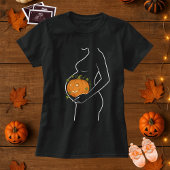 Halloween Pumpkin Inside Bly schwanger T-Shirt