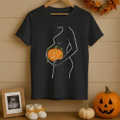 Halloween Pumpkin Inside Bly schwanger T-Shirt