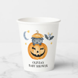 Halloween Pumpkin Jack-O-Lantern Babydusche Pappbecher