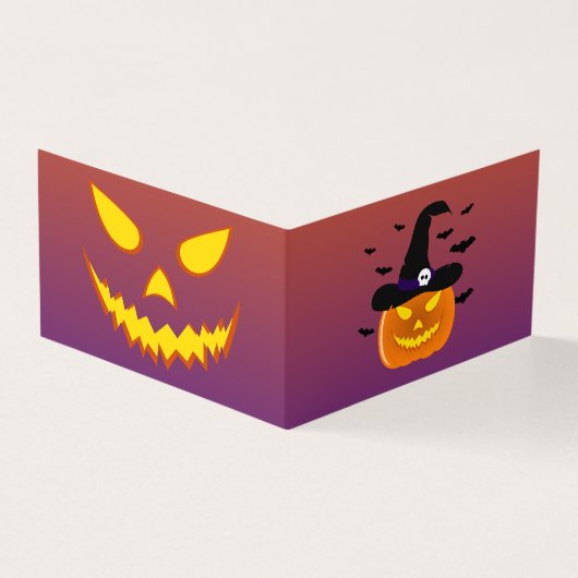 Halloween Pumpkin Jack o’ Lantern Hexenhut (Vorderseite)