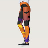 Halloween Pumpkin Jack o’ Lantern Hexenhut Leggings (Links)