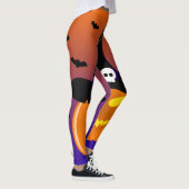 Halloween Pumpkin Jack o’ Lantern Hexenhut Leggings (Rechts)