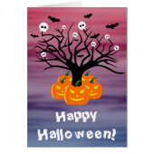 Halloween Pumpkin Jack o’ Lantern Totenbaum (Vorne)