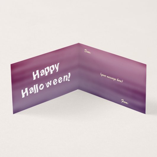 Halloween Pumpkin Jack o’ Lantern Totenbaum (Innenseite)