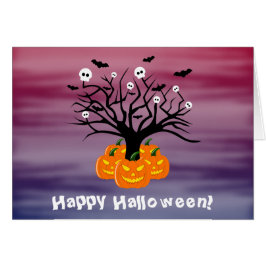 Halloween Pumpkin Jack o’ Lantern Totenbaum