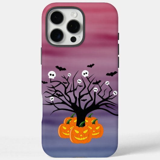 Halloween Pumpkin Jack o’ Lantern Totenbaum Case-Mate iPhone Hülle (Rückseite)