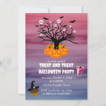 Halloween Pumpkin Jack o’ Lantern Totenbaum