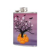 Halloween Pumpkin Jack o’ Lantern Totenbaum Flachmann (Links)