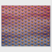 Halloween Pumpkin Jack o’ Lantern Totenbaum Geschenkpapier (Flach)