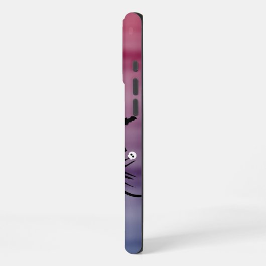 Halloween Pumpkin Jack o’ Lantern Totenbaum iPhone Hülle (Linke Seite)