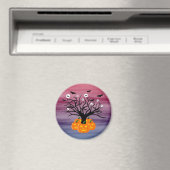 Halloween Pumpkin Jack o’ Lantern Totenbaum Magnet (In Situ (Geschirrspüler))