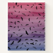 Halloween Pumpkin Jack o’ Lantern Totenbaum Notizblock (Rückseite)